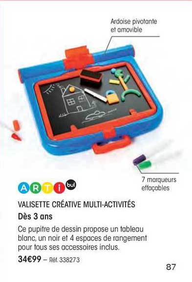valisette créative multi-activités arti bul