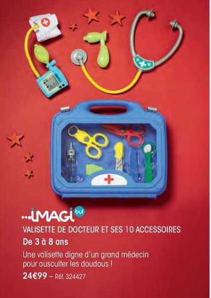 valisette de doctuer et ses 10 accessoires