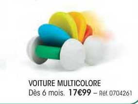 Voiture Multicolore