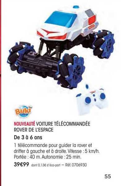 voiture télécommandée rover de l'espace bukï