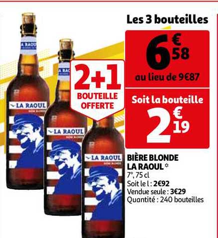 bière blonde la raoul