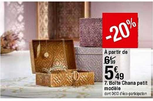 boîte chana petit modèle