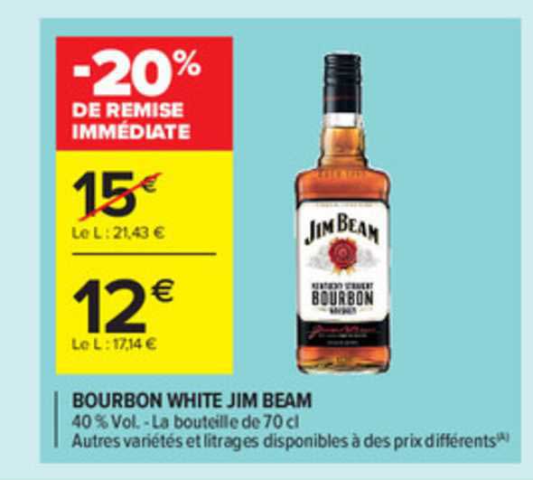 bourbon white jim bean