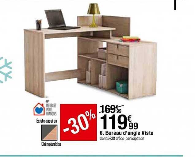 bureau d'angle vista