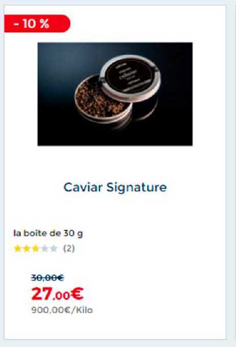 caviar signature