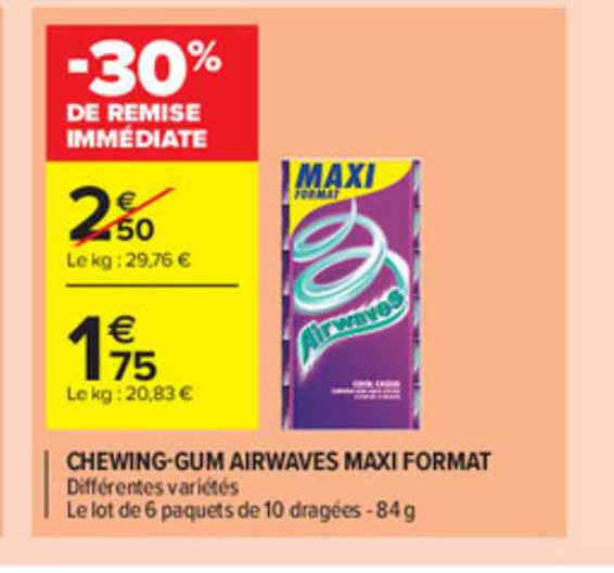 chewing-gum airwaves maxi format
