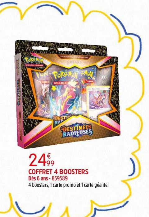 Coffret 4 Boosters