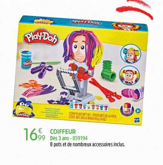 coiffeur play doh