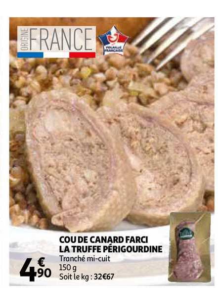Cou De Canard Farci La Truffe Périgourdine