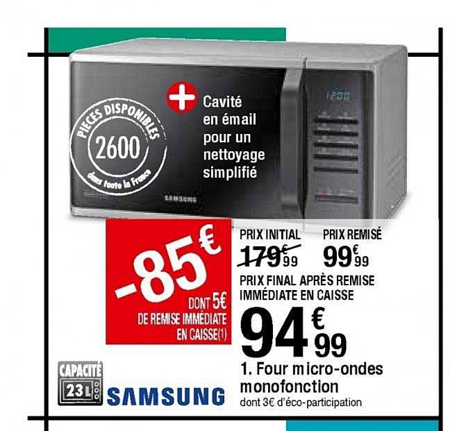 four micro-ondes monofonction samsung