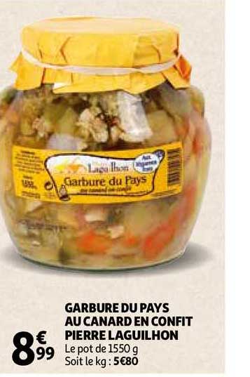 garbure du pays au canard en confit pierre laguilhon