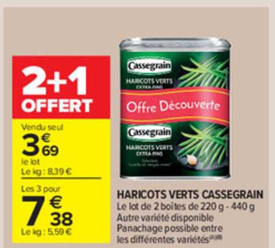 Haricots Verts Cassegrain