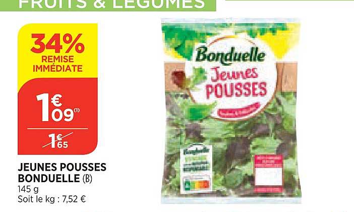 jeunes pousses bonduelle