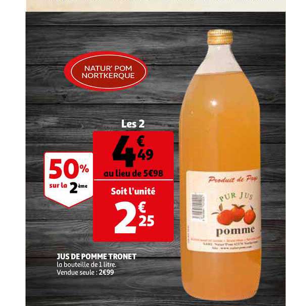 Jus De Pomme Tronet