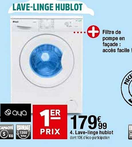 lave-linge hublot aya