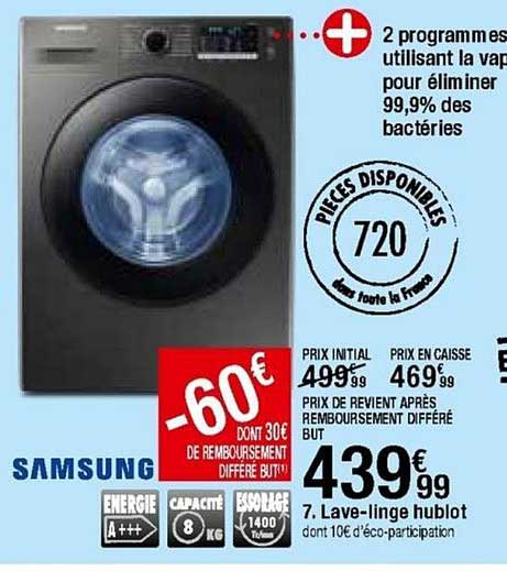 lave-linge hublot samsung