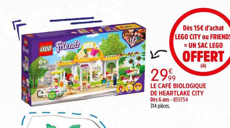 Le Café Biologique De Heartlake City Lego