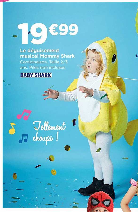 Le Déguisement Musical Mommy Shark