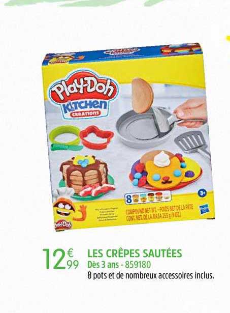 les crêpes sautées play doh
