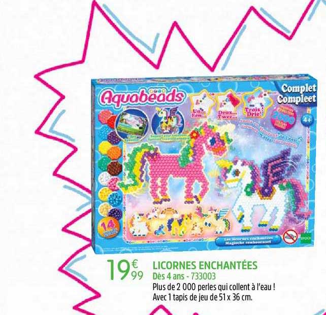 licornes enchantées aquabeads