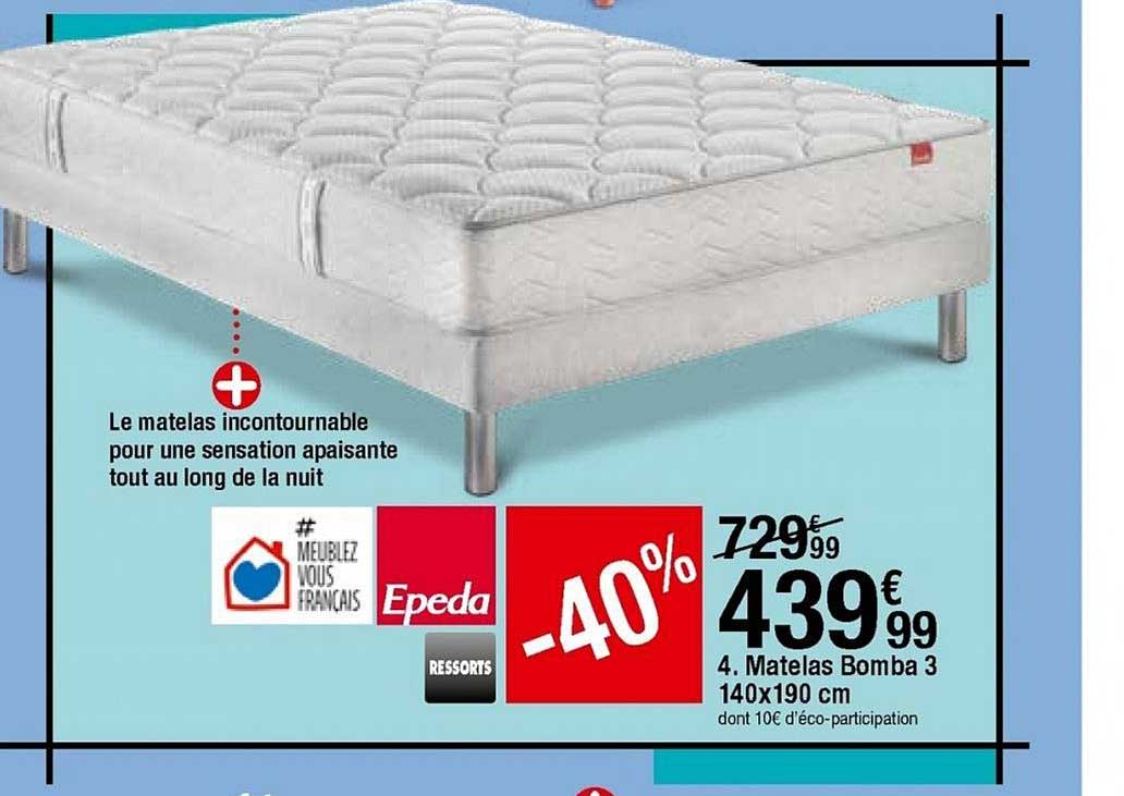 matelas bomba 3 140 x 190 cm