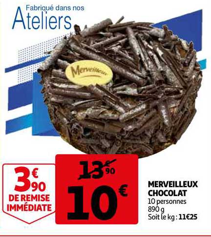 merveilleux chocolat