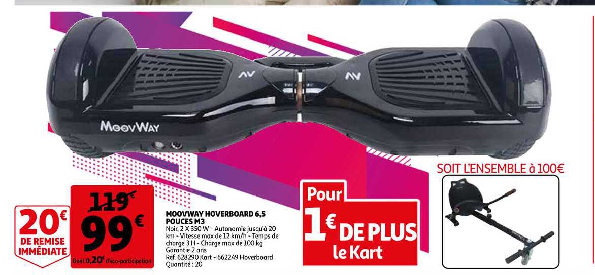 moovway hoverboard 6,5 pouces m3