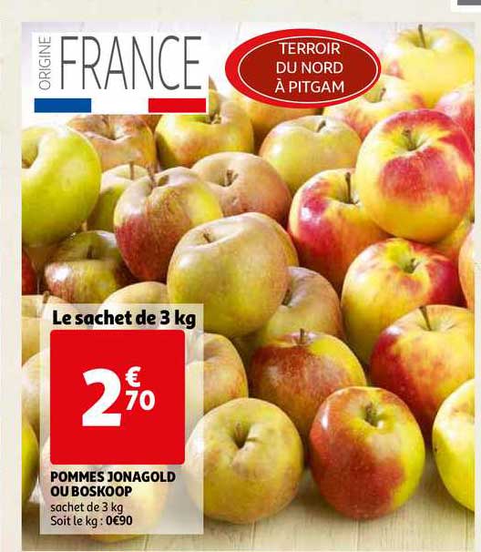 Pommes Jonagold Ou Boskoop