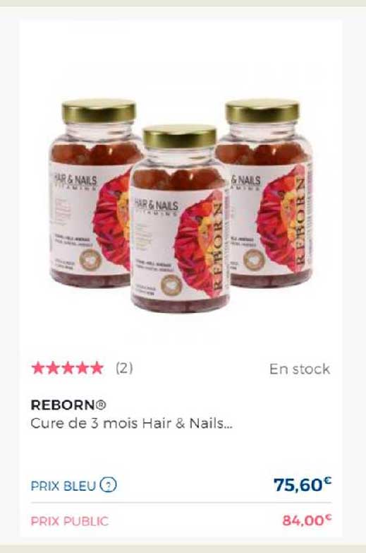 reborn cure de 3 mois hair & nails