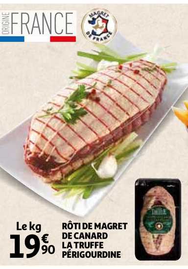 rôti de magret de canard la truffe périgourdine