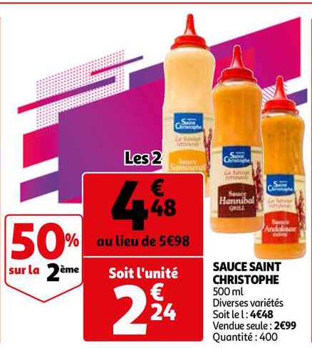 sauce saint christophe