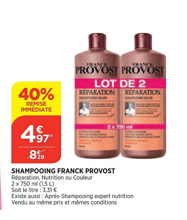 shampooing franck provost