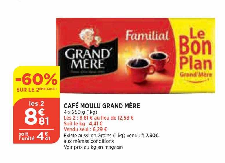 café moulu grand mère