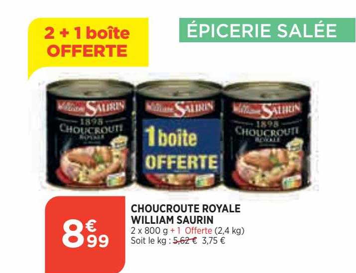 choucroute royale william saurin
