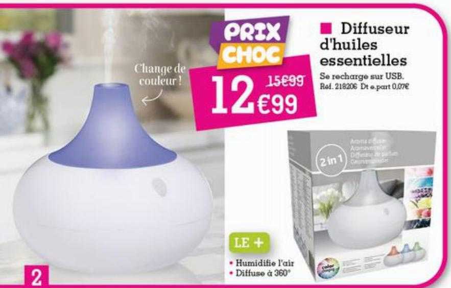 diffuseur d'huiles essentielles