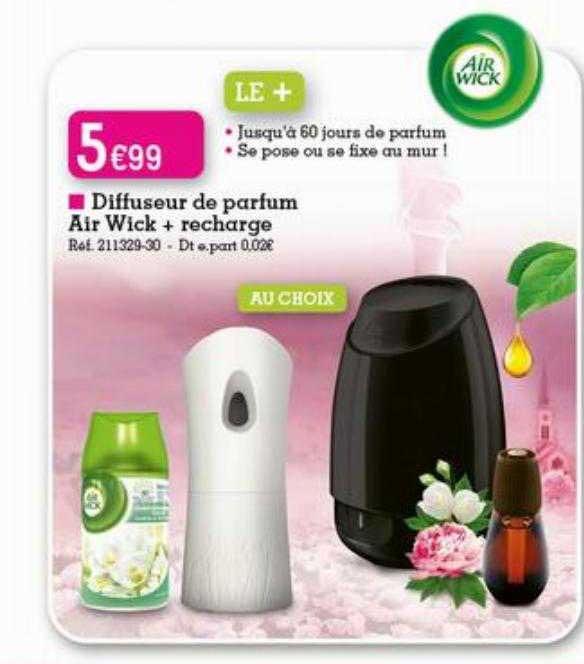 diffuseur de parfum air wick + recharge