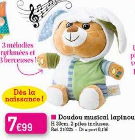 Doudou Musical Lapinou