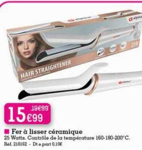 fer à lisser céramique