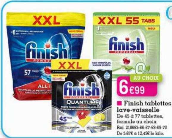 finish tablettes lave-vaisselle