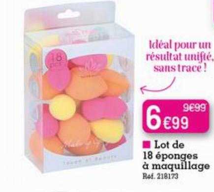 Lot De 18 éponges à Maquillage