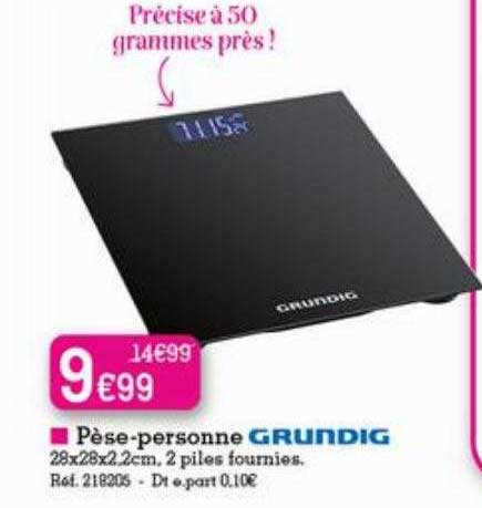 pèse-personne grundig