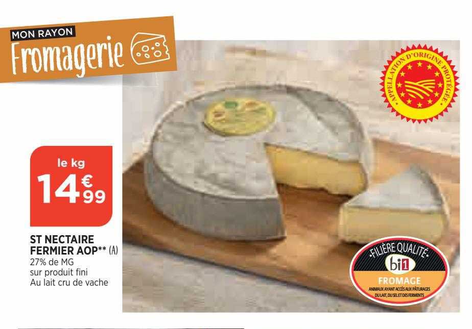 st nectaire fermier aop