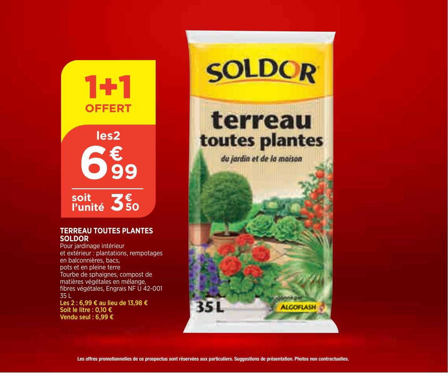 terreau toutes plantes soldor