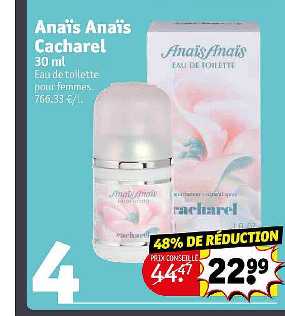 Anaïs Anaïs Cacharel Eau De Toilette Pour Femmes