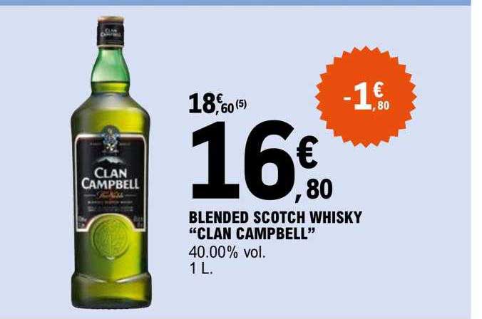 blended scotch whisky "clan campbell"