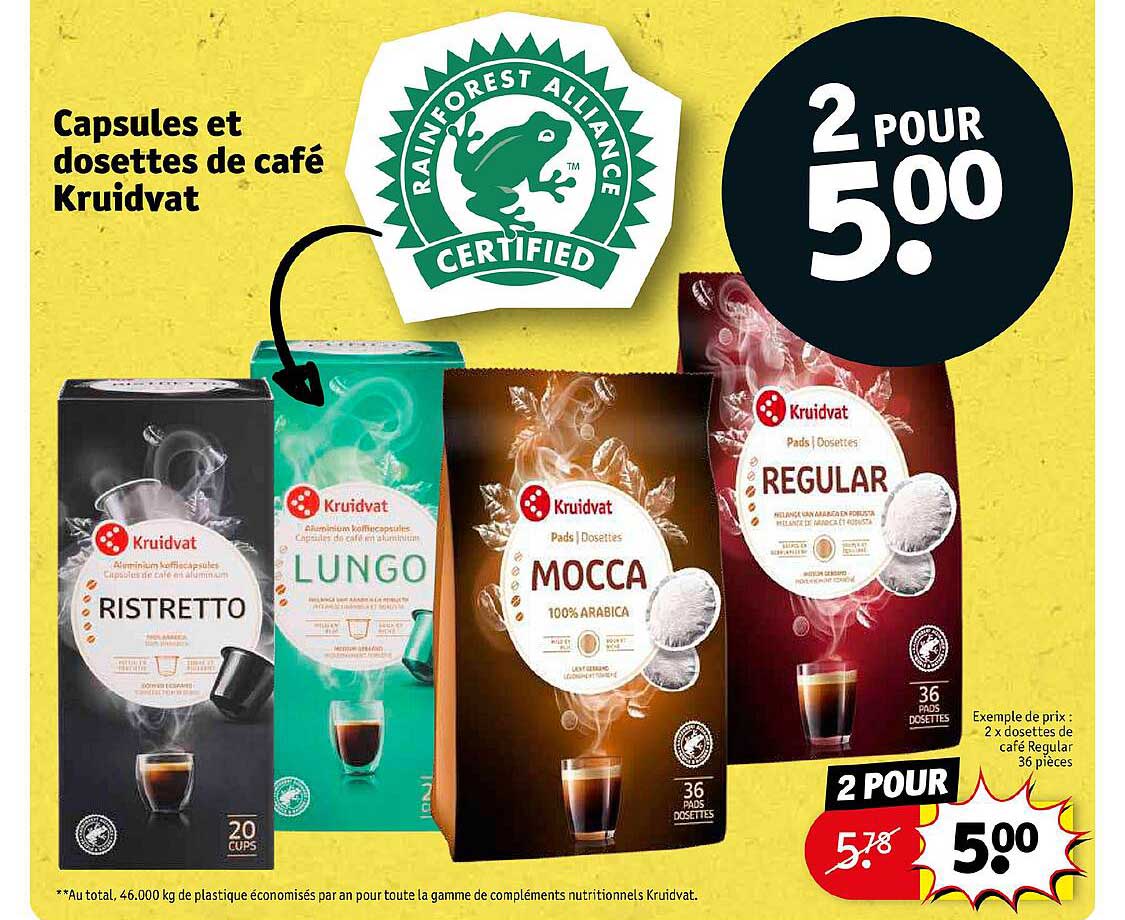 Capsules Et Dosettes De Café Kruidvat