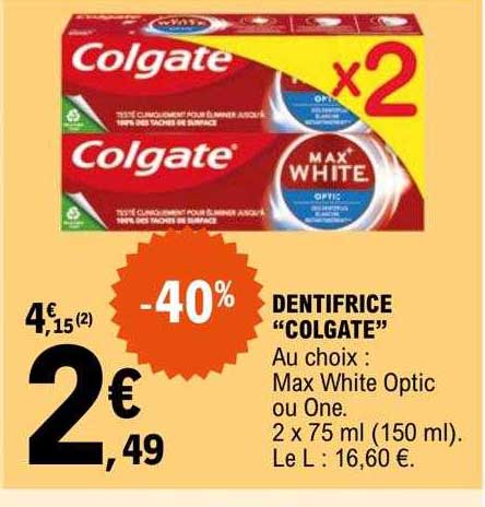 Dentifrice "colgate"