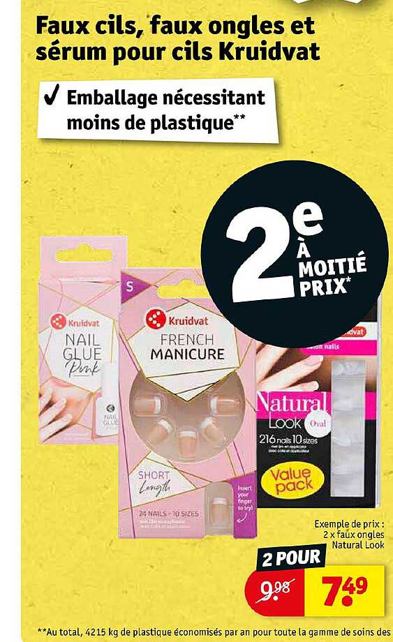 faux cils faux ongles et sérum pour cils kruidvat