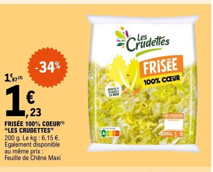 Frisée 100% Cœur "les Crudettes"