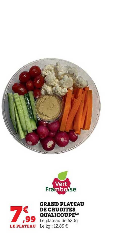 Grand Plateau De Crudités Qualicoupe